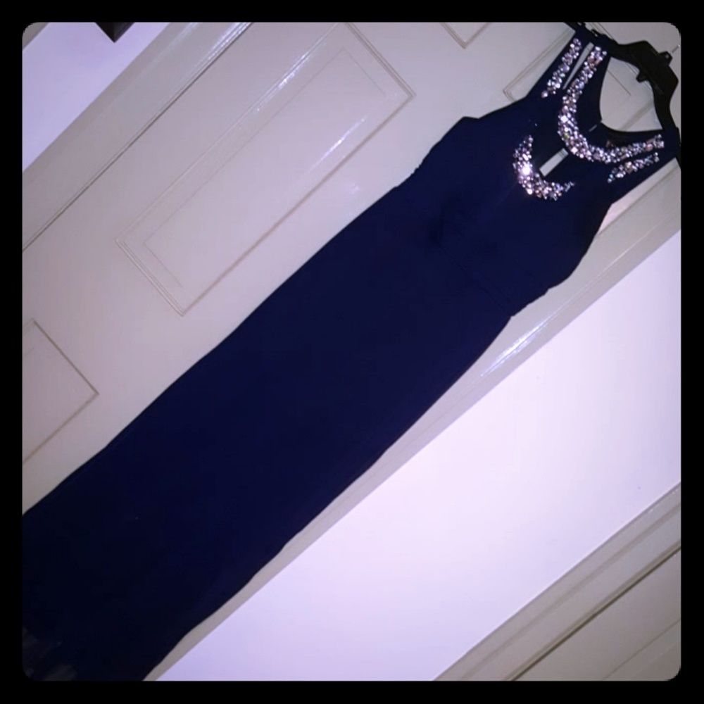 Formal Dress Navy Blue